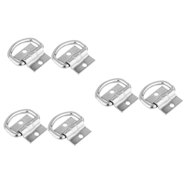 SOLUSTRE 3 Sätze LKW- Auto-Kofferraum-zurrankern-Set Zurrgurte Zurrringe Zur Sicherung Von Autozubehör 2 Stück * 3 von SOLUSTRE