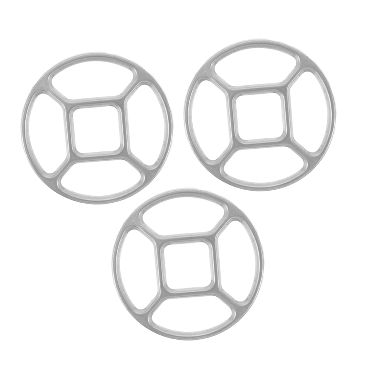 SOLUSTRE 3 Stück Hilfsstütze für kleinen Topf Wok-Stützring Espressomaker Stehen für Gasherd Wok Support Stand Rack Herdständer für Wok -Unterstützung verzinkt Silver SOLUSTRE 3 Stück Hilfsstütze für kleinen Topf Wok-Stützring Espressomaker Stehen für Gasherd Wok Support Stand Rack Herdständer für Wok -Unterstützung verzinkt Silver von SOLUSTRE