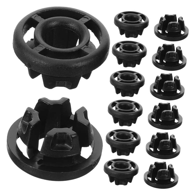 SOLUSTRE 50Stücke Hood Prop Rod Clip Base for Vehicles Durable Plastic Engine Cover Grommet Prevents Hood Dropping and Improves Safety von SOLUSTRE