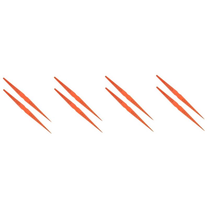 SOLUSTRE 8 STK Spaltmaß Autokegelfühler Lineal für Autotür Messlehre für Autoverkleidungstüren Werkzeug Auto Lücke Lineal Autozubehör Wagen Messlineal Herrscher der Schlange Tafel Plastik von SOLUSTRE