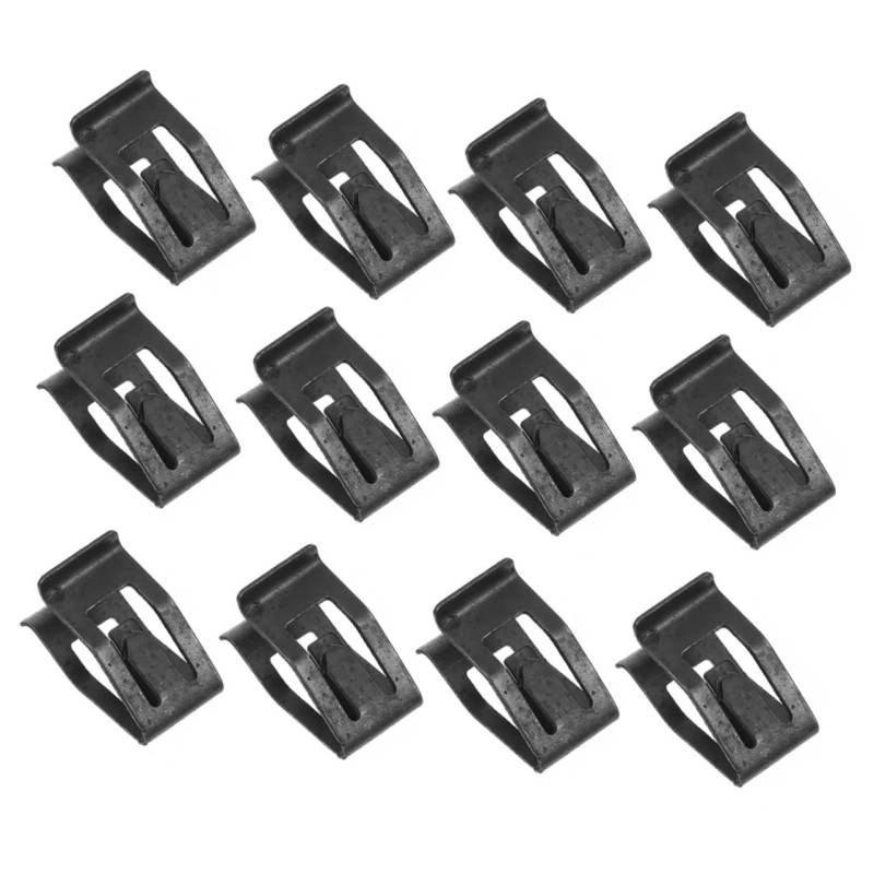 SOLUSTRE 80Stücke Teiliges Kfz Innenraumclip Universelle Halter für Frontkonsolenverkleidung und Armaturenbrett Langlebig aus Einfach zu Verwenden zum Austausch von SOLUSTRE
