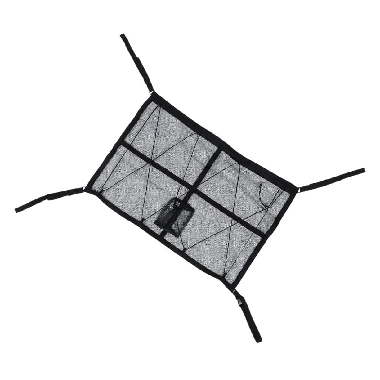 SOLUSTRE Auto Aufbewahrungstasche Überkopf-Frachtnetz Autodach-Gepäcknetz Autodeckennetz Overhead-Frachtwette Gepäcknetz für Dachgepäckträger SUV-Ladenetz Polyester-Mesh-Kunststoff Schwarz SOLUSTRE Auto Aufbewahrungstasche Überkopf-Frachtnetz Autodach-Gepäcknetz Autodeckennetz Overhead-Frachtwette Gepäcknetz für Dachgepäckträger SUV-Ladenetz Polyester-Mesh-Kunststoff Schwarz von SOLUSTRE