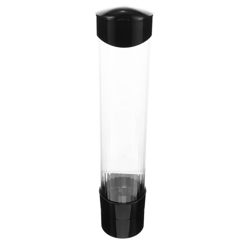 SOLUSTRE Automatische Tasse Droper Kaffeetassenspender Becherhalter für Wasserspender universeller Trinkbecherhalter Spender für Pappbecher Wasserbecherhalter Pappbecherhalter Plastik Black von SOLUSTRE