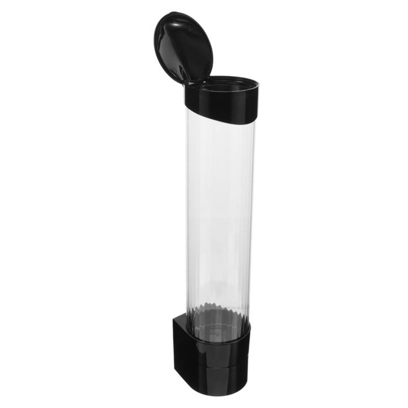 SOLUSTRE Automatischer Bechertropfer Wasserbecherspender Becherhalter Wandmontage Badezimmer Becherspender Pappbecherspender Für Badezimmer Wasserbecherhalter Becherhalter von SOLUSTRE