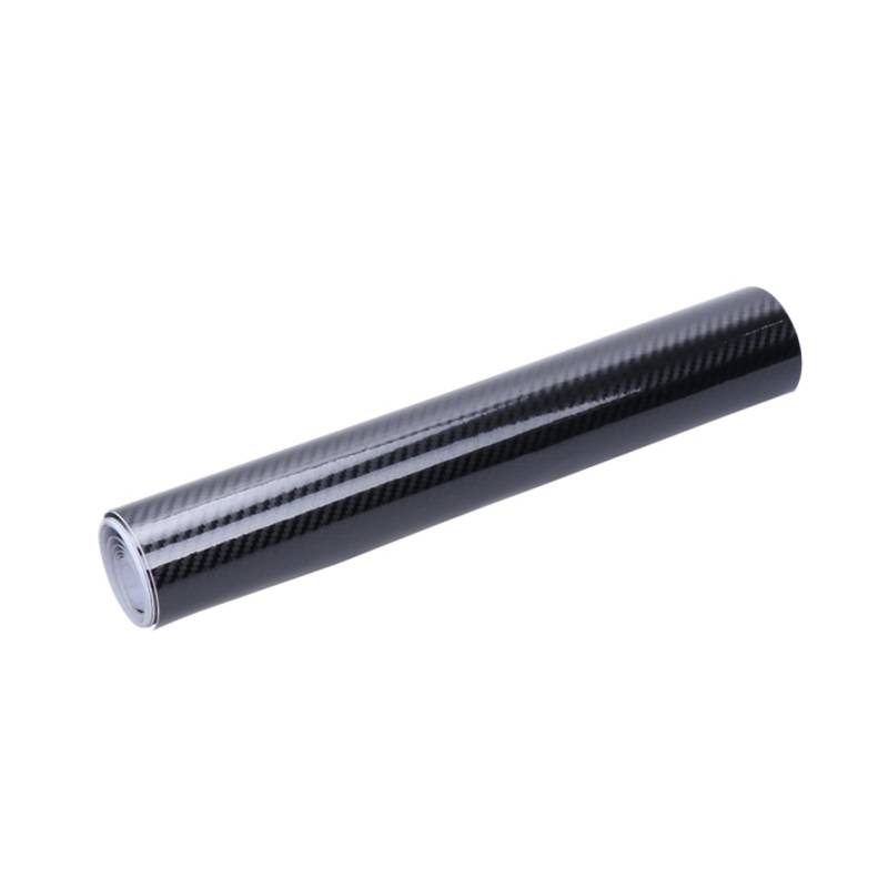 SOLUSTRE Car Carbon Fiber Sticker Schwarz Selbstklebend Vinyl Aufkleber Für Auto Karosserie Folie Für Motorhaube Heck Und Andere Teile Langlebig Und Praktisch von SOLUSTRE