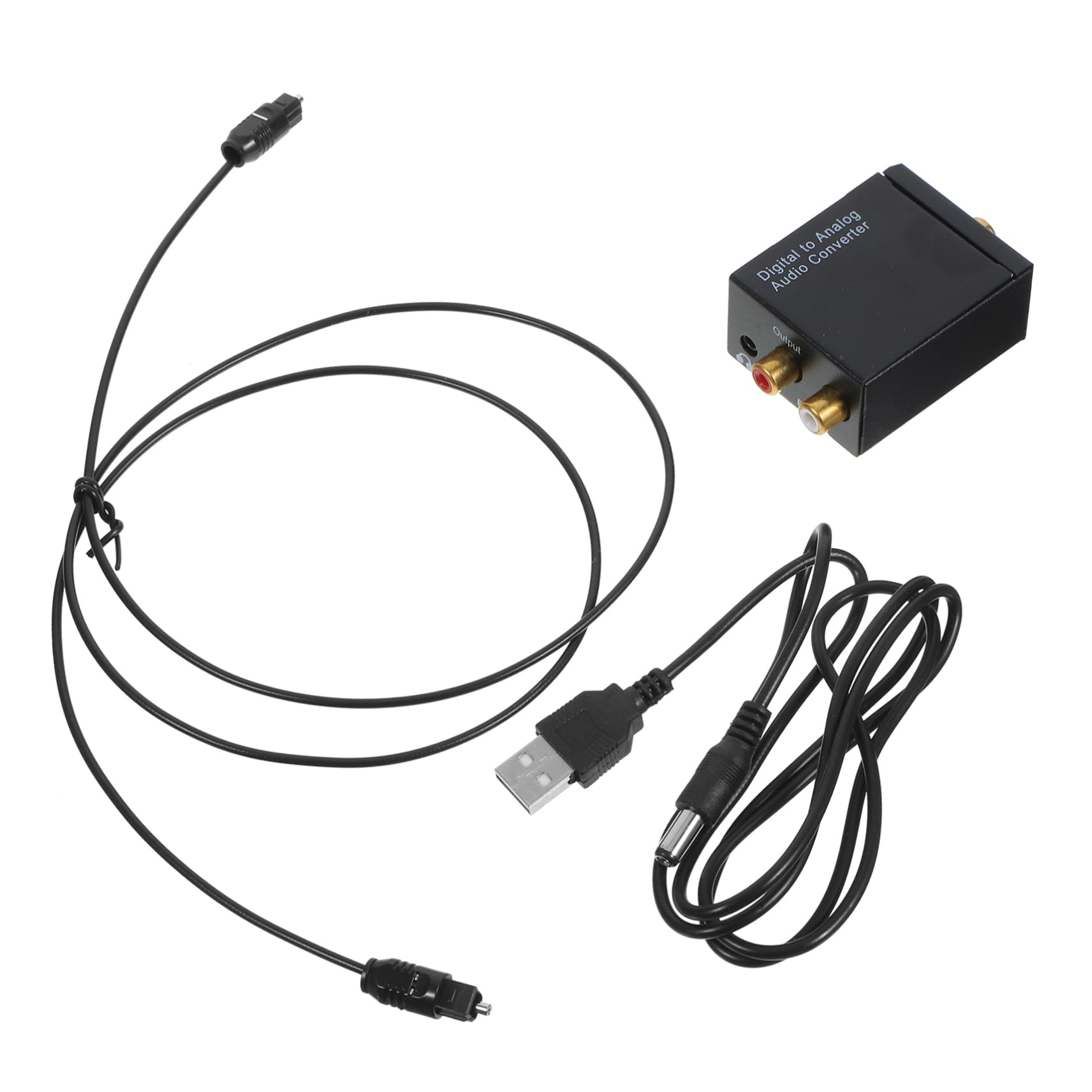 SOLUSTRE Digital Zu Analog Audio Konverter Audio Box Mit USB Stromversorgung Und Optischem Kabel Digitaler Audio Splitter Für Heimkino Und Soundbar SOLUSTRE Digital Zu Analog Audio Konverter Audio Box Mit USB Stromversorgung Und Optischem Kabel Digitaler Audio Splitter Für Heimkino Und Soundbar von SOLUSTRE