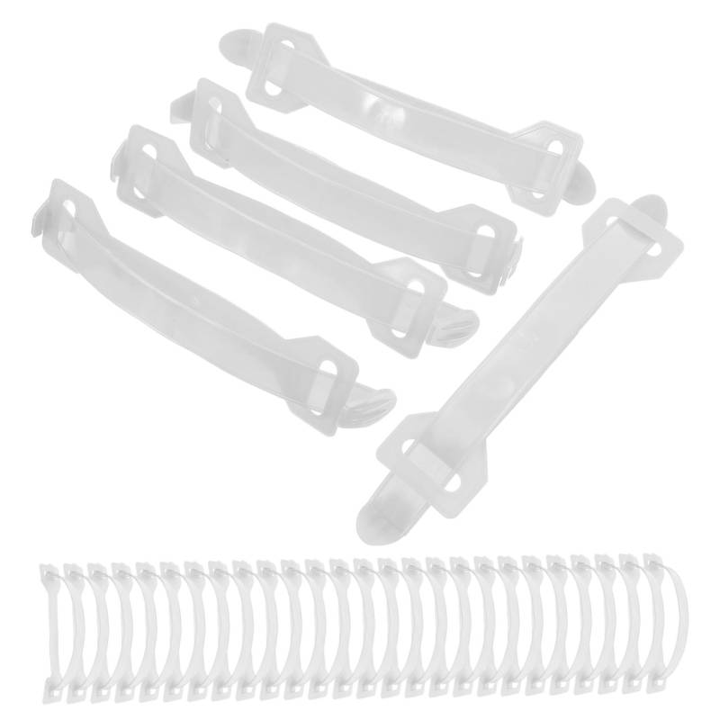 SOLUSTRE 100stücke Tragegriffe Für Kartons Wiederverwendbare Halter Für Geschenkboxen Strapazierfähige Pe-handgriffe Für Umzüge Und Transport Von Pappboxen von SOLUSTRE