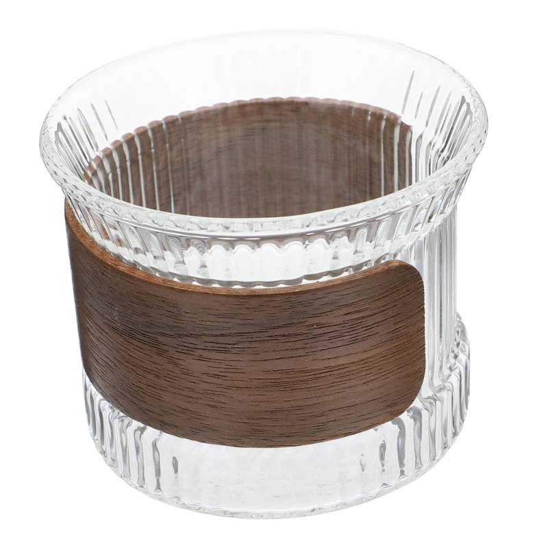 SOLUSTRE Heißgetränkehalter Kaffeetasse Teetasse Beer Mug biertasse saftglas milchglas glasabdeckung trinkglas Bierglas Espressotassen Felsengläser Wein Servierbecher Haushaltsbecher Holz von SOLUSTRE