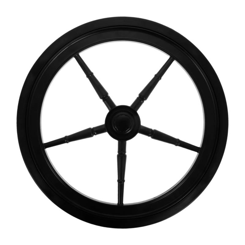 SOLUSTRE Imbisswagen Räder Einkaufswagen Gehwagen Mit Rädern Angelwagen Räder Handwagen Räder Stützräder Arbeitswagen Auf Rädern Rollerteile Flachwagen Mit Rädern Kunststoff Schwarz von SOLUSTRE