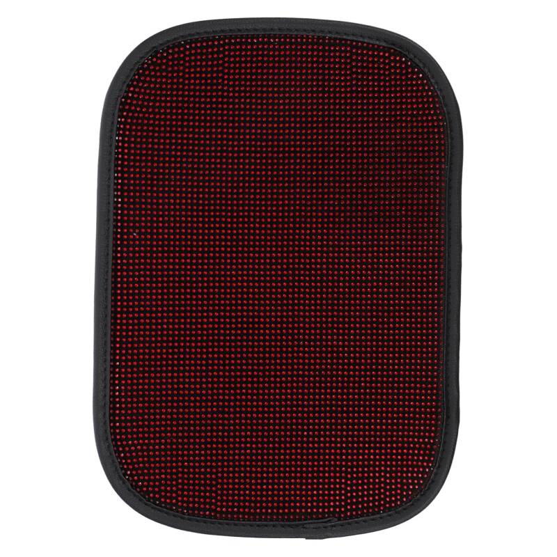 SOLUSTRE Konsolenbox Schutzmatte für Autoarmlehne Rutschfestes Arm Rest Pad mit Buntem Strassdesign Einfach zu Installieren Elastisches Band und Haken Design für Komfortable Nutzung von SOLUSTRE