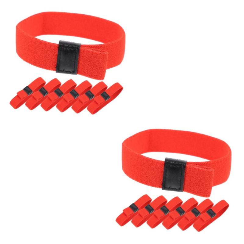 SOLUSTRE 2 Sets Riemen Elastische Lunchbox-seile Für Jungen Und Mädchen Bento-lunchboxen Tragbares Design 6 Stück * 2 von SOLUSTRE