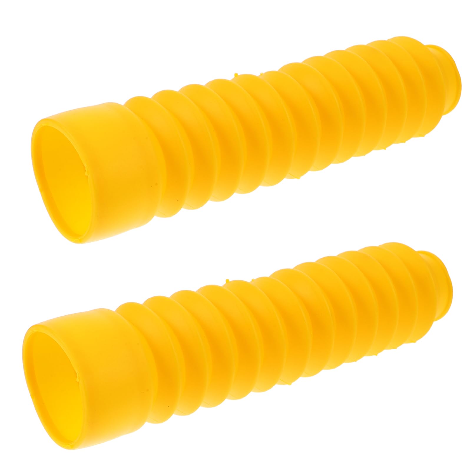 SOLUSTRE Stoßdämpfer-staubschutz -gabelstiefel Gabelabdeckung Universeller Gabelschutz -gabelgamaschen Gabelschoner Für Dirtbikes Vorderradgabelschutz Gummi Yellow von SOLUSTRE