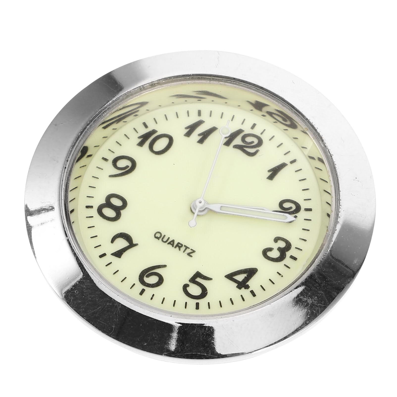 SOLUSTRE Uhr Zum Aufkleben Auf Dem Armaturenbrett Kleine Leuchtende Auto-Lüftungsuhren Uhr Für Armaturenbrett Boot Fahrrad Zuhause Silber SOLUSTRE Uhr Zum Aufkleben Auf Dem Armaturenbrett Kleine Leuchtende Auto-Lüftungsuhren Uhr Für Armaturenbrett Boot Fahrrad Zuhause Silber von SOLUSTRE