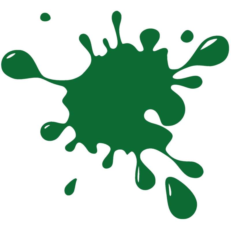Auto-Aufkleber, kreativ, lustig, Lachen, Flecken, Tintenflecken, Auto-Aufkleber (Farbe: Grün) von SOMEXI