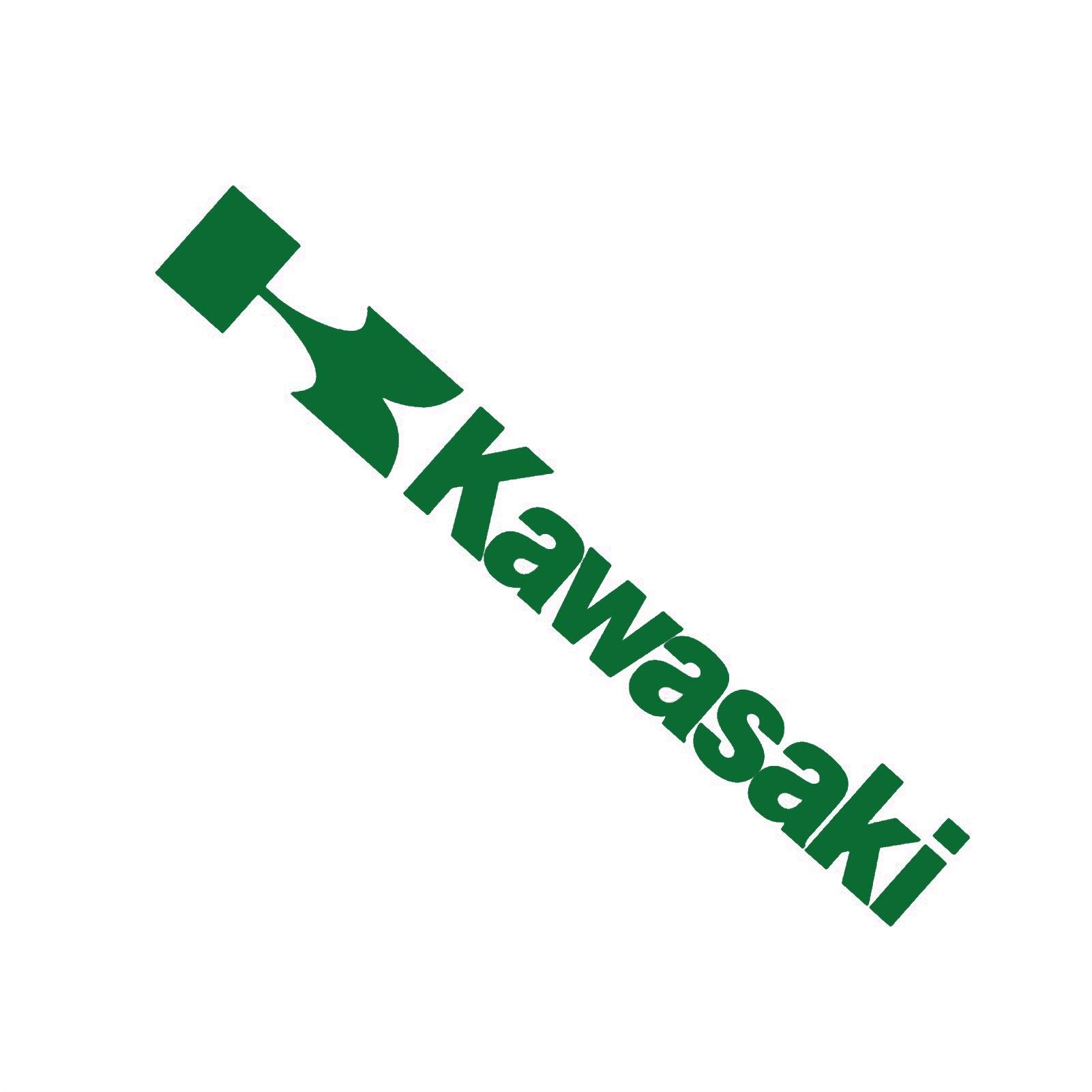 Auto-Aufkleber für Outdoor-Sportwagen, Kawasaki Persönlichkeit, Auto-Aufkleber (Farbe: grün) von SOMEXI