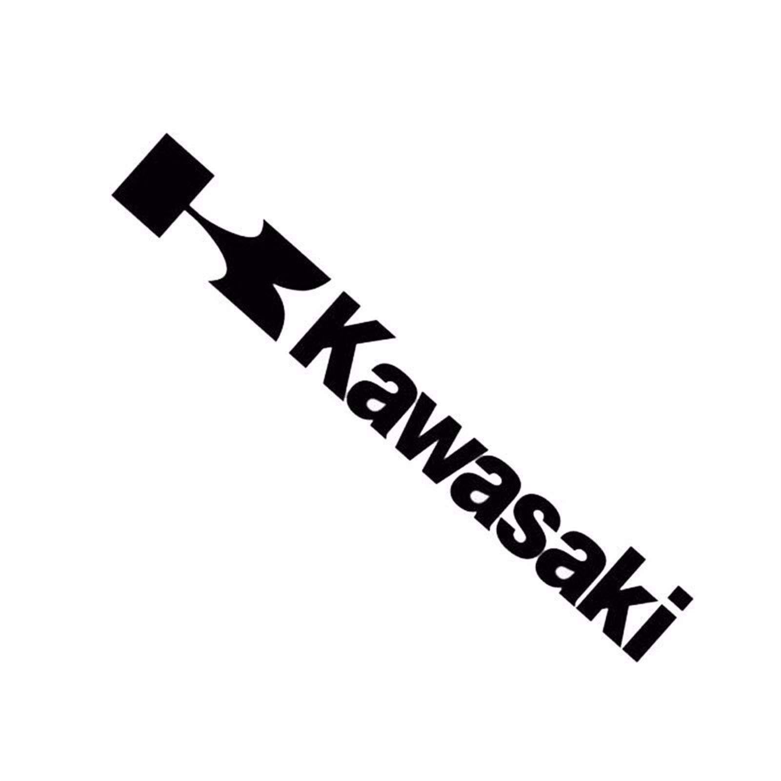Auto-Aufkleber für Outdoor-Sportwagen, Kawasaki Persönlichkeit, Auto-Aufkleber (Farbe: schwarz) von SOMEXI