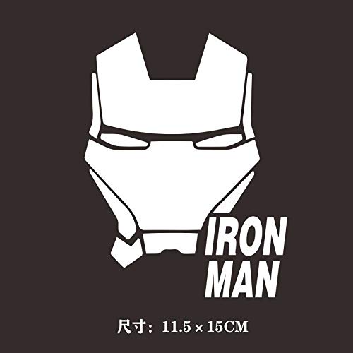 Autoaufkleber Creative Avengers Avengers Autoaufkleber Iron Man Ironman Autoaufkleber Persönlichkeit Lustig Autoaufkleber (Farbe: 2) von SOMEXI