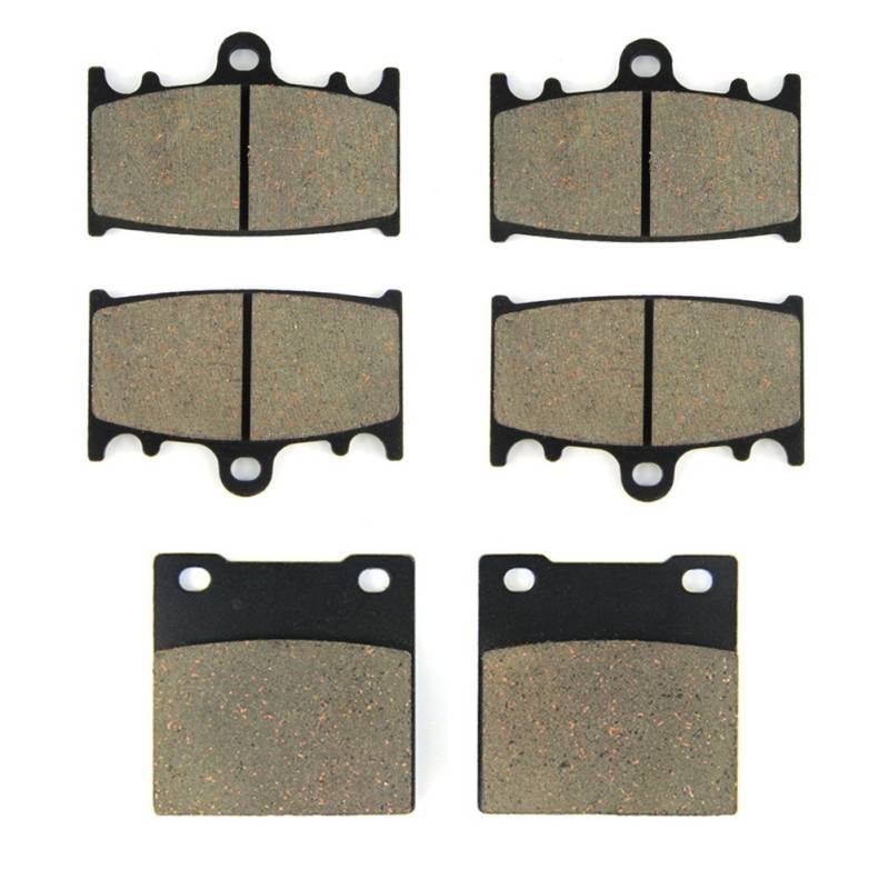 SOMMET Motorrad Bremsbeläge Vorne + Hinten für Suzuki GSXR 600 1997-2003/GSXR 750 2000-2002/TL 1000 S 1997-2001/GSXR 400 RR-GK73A 1989-1990 von SOMMET