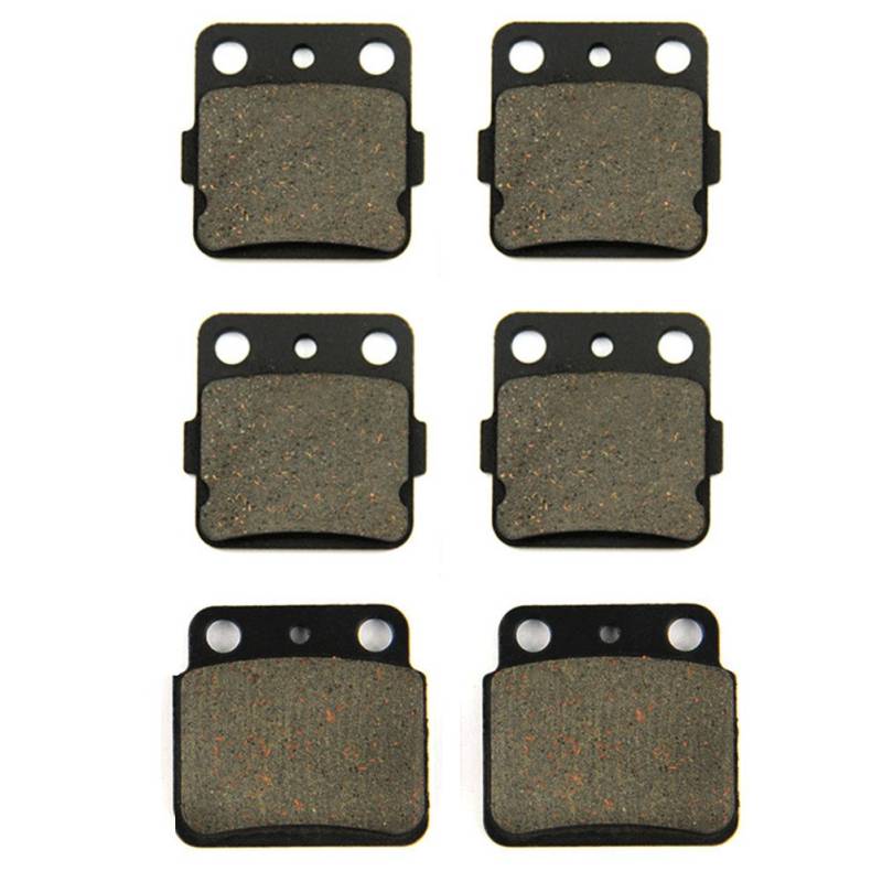 SOMMET Motorrad Bremsbeläge Vorne + Hinten für Suzuki LT-Z 400 (2003-2012) von SOMMET