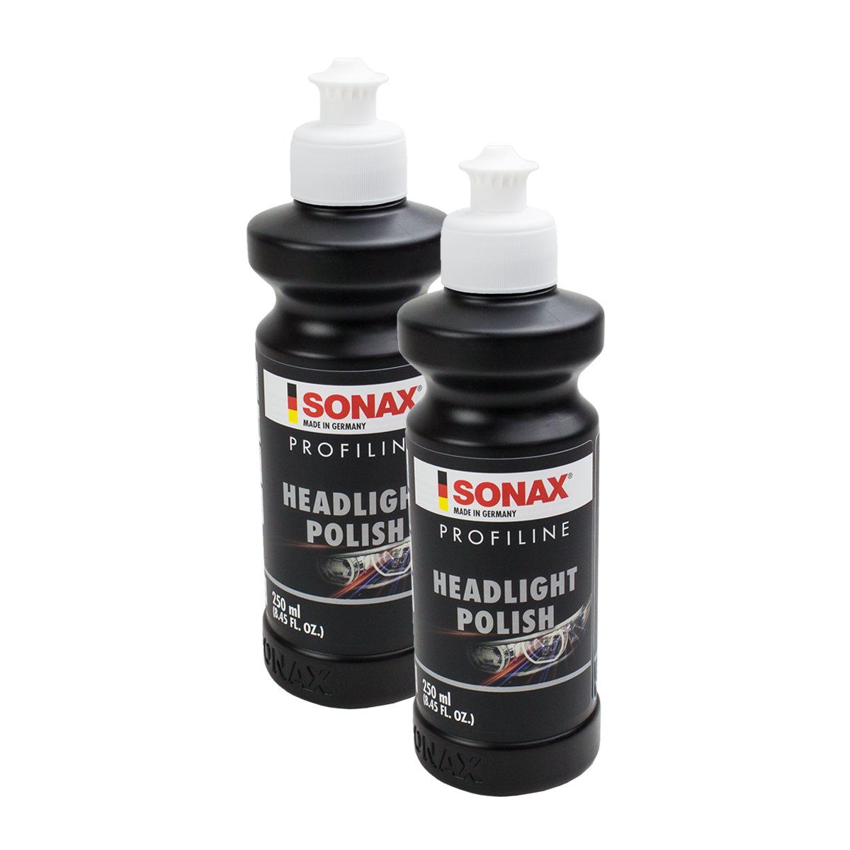 SONAX 2X 02761410 PROFILINE HeadlightPolish Scheinwerfer Politur Paste 250ml von SONAX