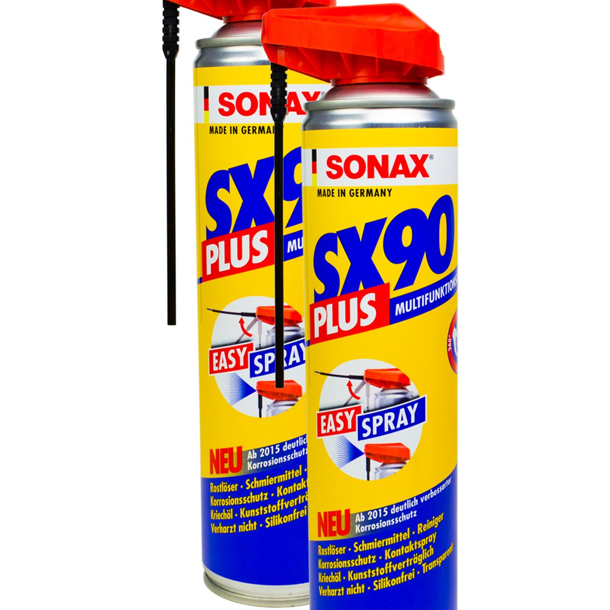SONAX 2X 04744000 SX90 Rostlöser Plus mit EasySpray 400 mL von SONAX