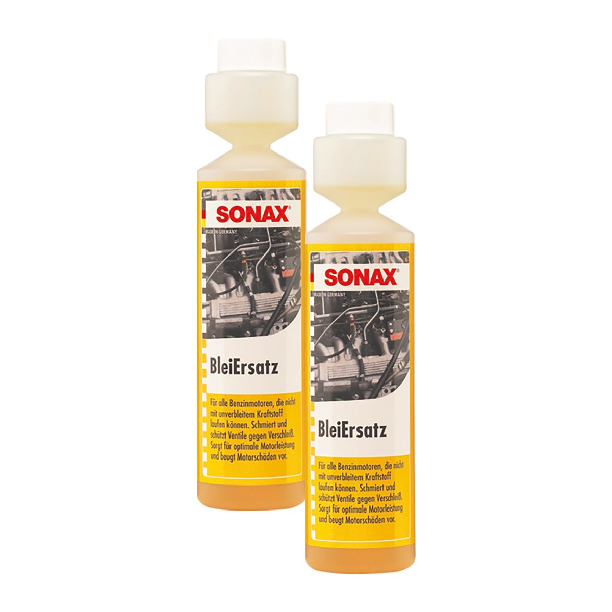 SONAX 2X 05121410 BleiErsatz Bleiersatzstoff Kraftstoff Benzin Additiv 250ml von SONAX