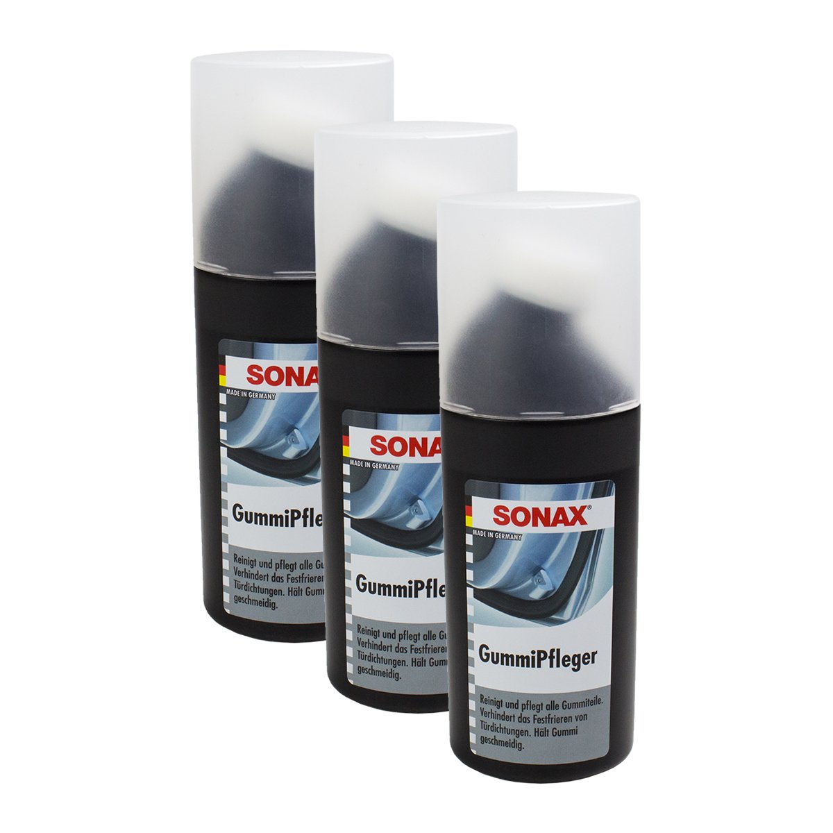 SONAX 3X 03401000 GummiPfleger Reifenpflege 100ml von SONAX