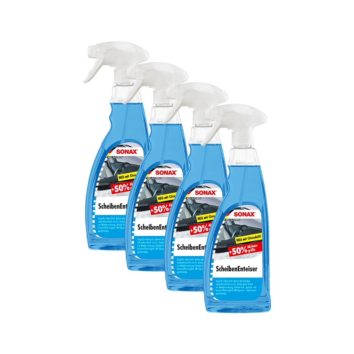 SONAX Scheibenenteiser Enteiserspray Defroster 750 Ml 4X SONAX Scheibenenteiser Enteiserspray Defroster 750 Ml 4X von SONAX