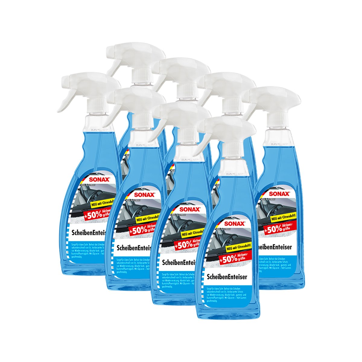 SONAX 03314410 Scheibenenteiser Enteiserspray Defroster 750Ml 8X von SONAX