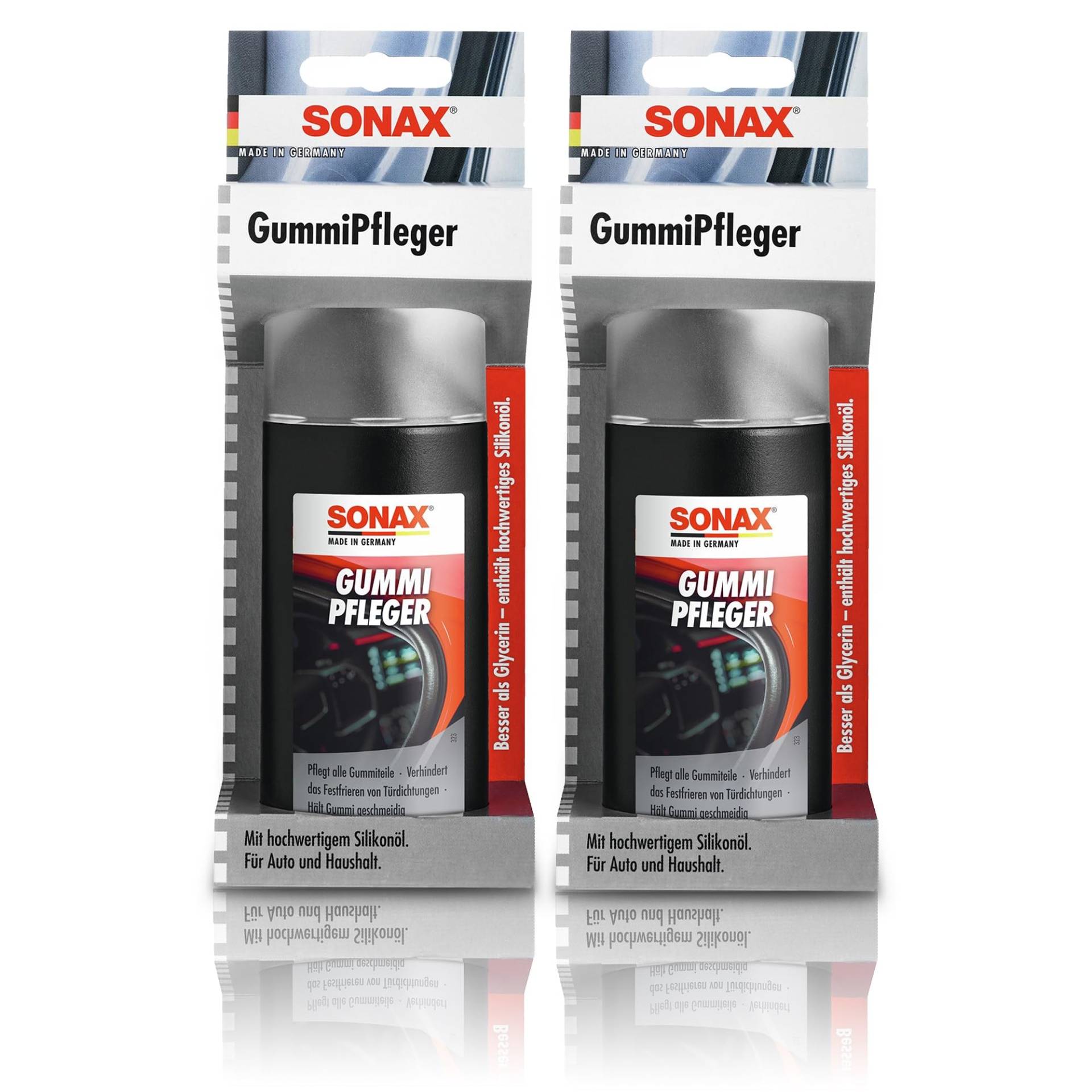 2x 100ml SONAX GUMMIPFLEGER GUMMI PFLEGER PFLEGE GUMMIPFLEGE AUTOPFLEGE WINTER 2x 100ml SONAX GUMMIPFLEGER GUMMI PFLEGER PFLEGE GUMMIPFLEGE AUTOPFLEGE WINTER von SONAX