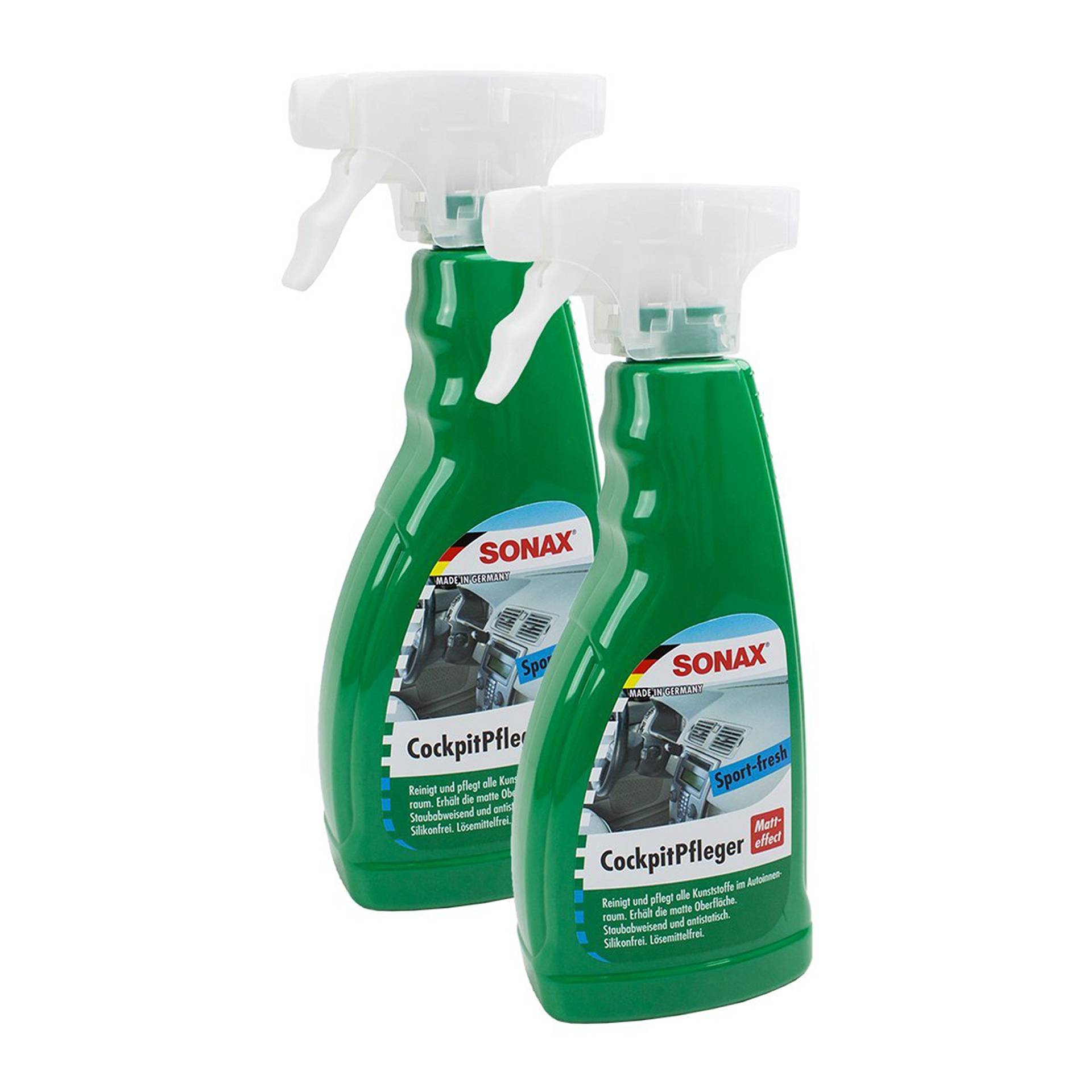 2x 500ml SONAX COCKPITPFLEGER MATTEFFECT SPORT-FRESH COCKPIT PFLEGER AUTOPFLEGE 2x 500ml SONAX COCKPITPFLEGER MATTEFFECT SPORT-FRESH COCKPIT PFLEGER AUTOPFLEGE von SONAX