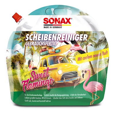Sonax 3 L ScheibenReiniger gebrauchsfertig Sweet Flamingo von SONAX