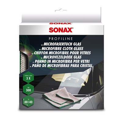 Sonax 3 Stk Microfasertuch Glas Sonax 3 Stk Microfasertuch Glas von SONAX