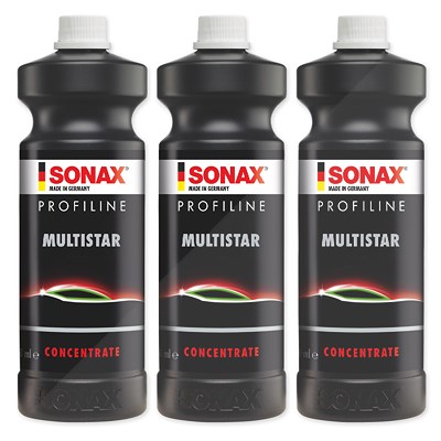 Sonax 3x 1 l Profiline MultiStar Universalreinigerkonzentrat von SONAX