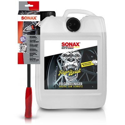 Sonax 5 L FelgenBeast Felgenreiniger + Microfaser FelgenBürste von SONAX
