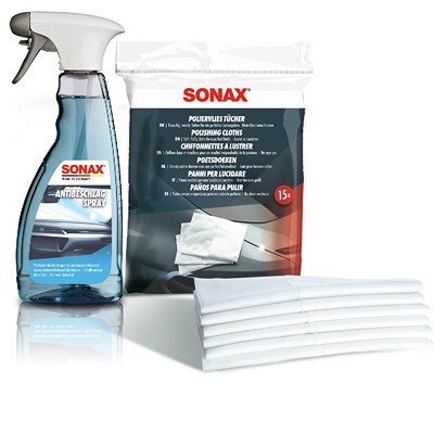 Sonax 500ml AntiBeschlagSpray + PolierVliesTücher [Hersteller-Nr. 03552410] von SONAX