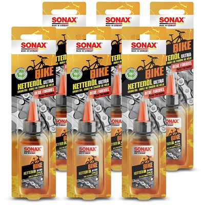 Sonax 6x 50ml BIKE Silikon KettenPflegeÖl Ultra von SONAX