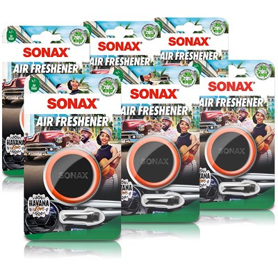 Sonax 6x Lufterfrischer Autoduft Air Freshener Havana Love von SONAX