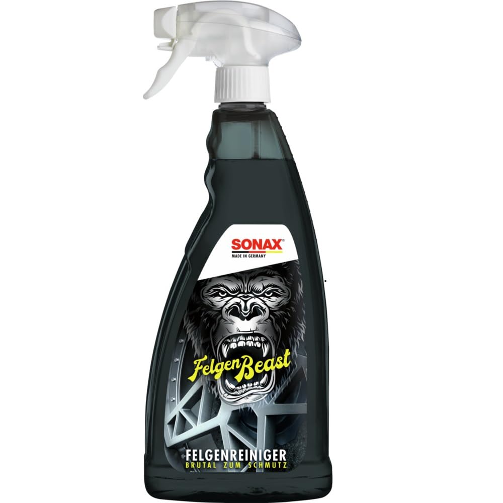 SONAX FelgenBeast (1 Liter) Felgenreiniger für alle polierten, verchromten und matten Stahl- & Leichtmetallfelgen | Art-Nr. 04333000 SONAX FelgenBeast (1 Liter) Felgenreiniger für alle polierten, verchromten und matten Stahl- & Leichtmetallfelgen | Art-Nr. 04333000 von SONAX