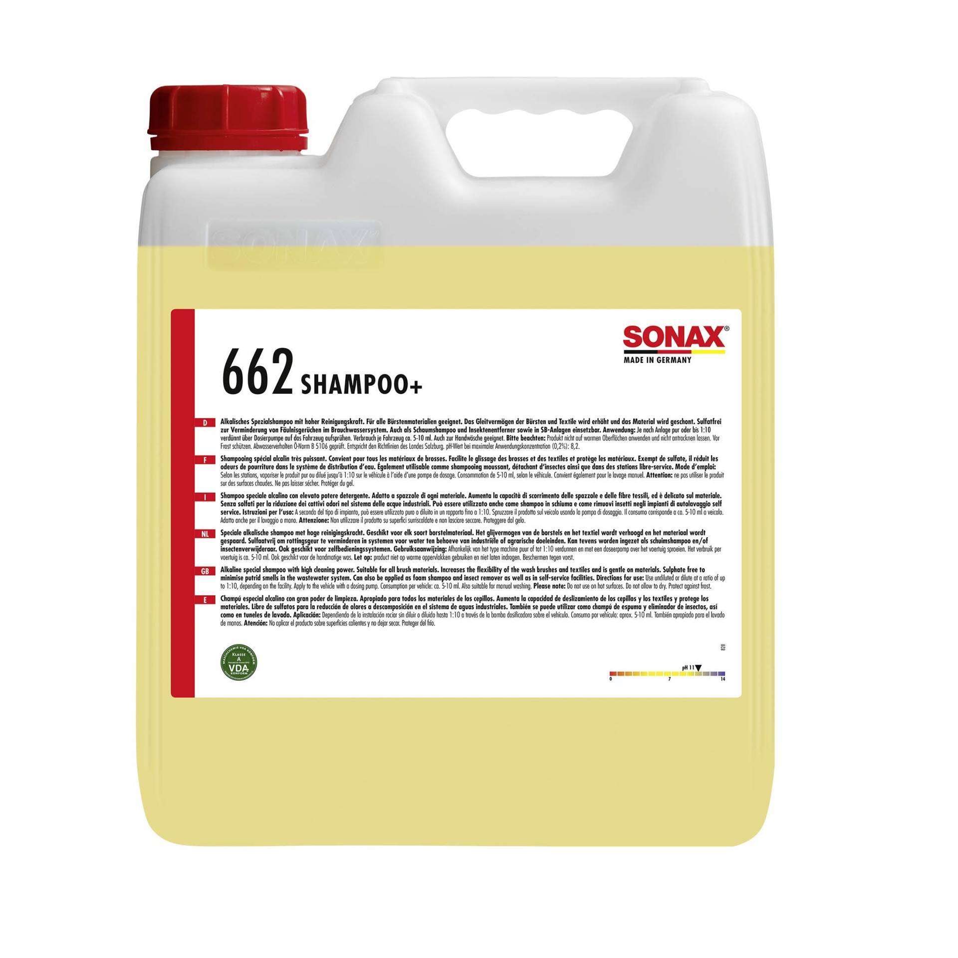 SONAX 06626000 SX GlanzShampoo 10 Liter Kanister SONAX 06626000 SX GlanzShampoo 10 Liter Kanister von SONAX