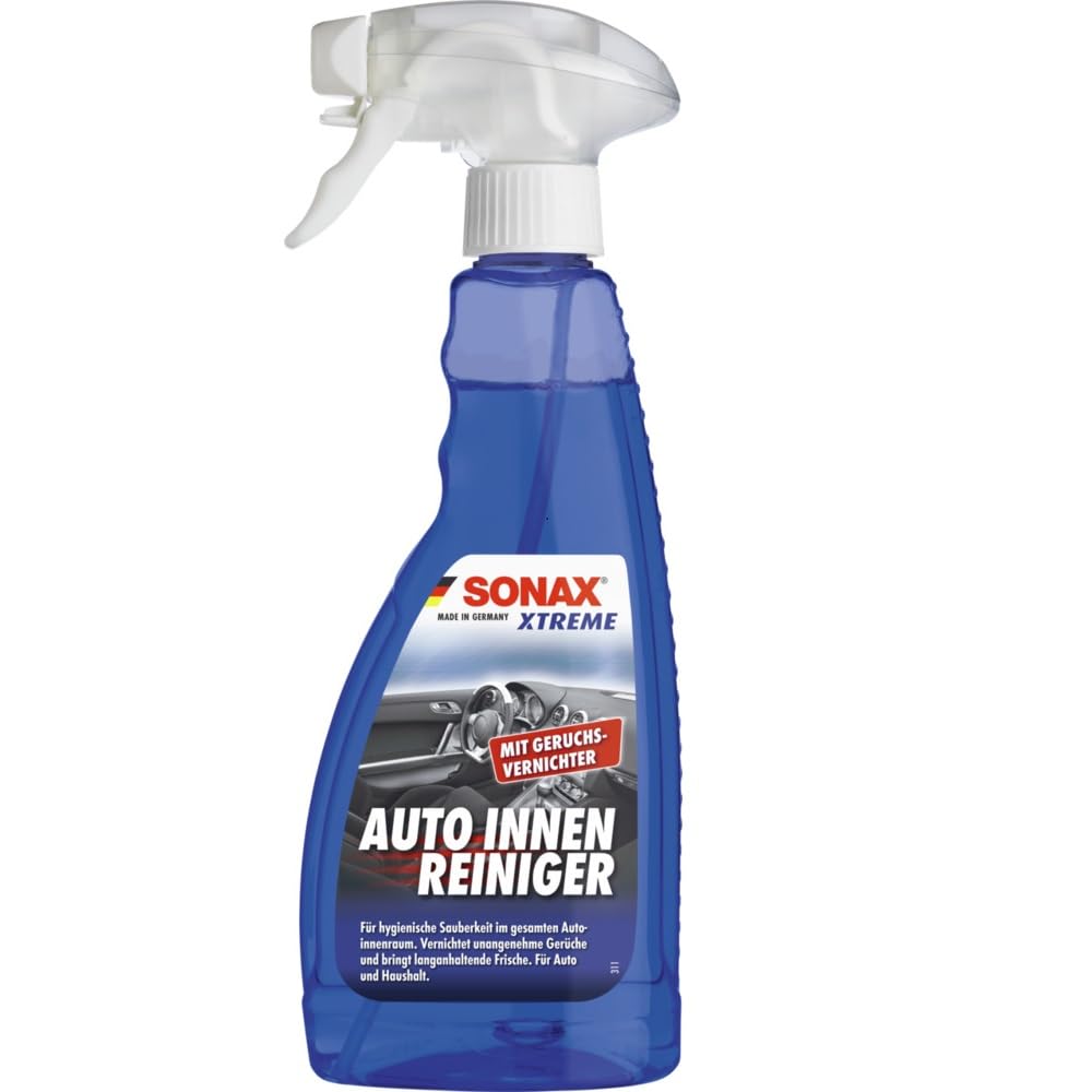 SONAX XTREME AutoInnenReiniger (500 ml) speziell für hygienische Sauberkeit im Auto und Haushalt | Art-Nr. 02212410 von SONAX