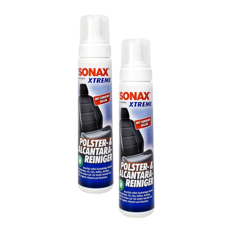 SONAX 2X 02061410 Xtreme Polster- & AlcantaraReiniger treibgasfrei 250ml von SONAX