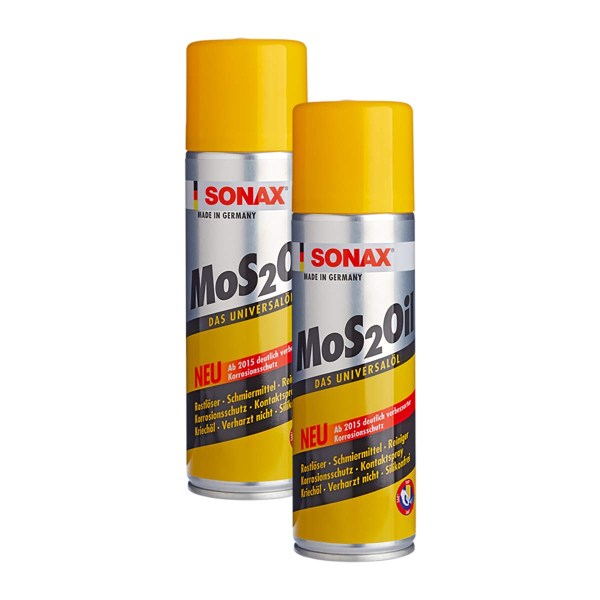 SONAX 2X 03394000 MoS2Oil m. EasySpray Schmiermittel Rostlöser Rostschutz 400ml SONAX 2X 03394000 MoS2Oil m. EasySpray Schmiermittel Rostlöser Rostschutz 400ml von SONAX