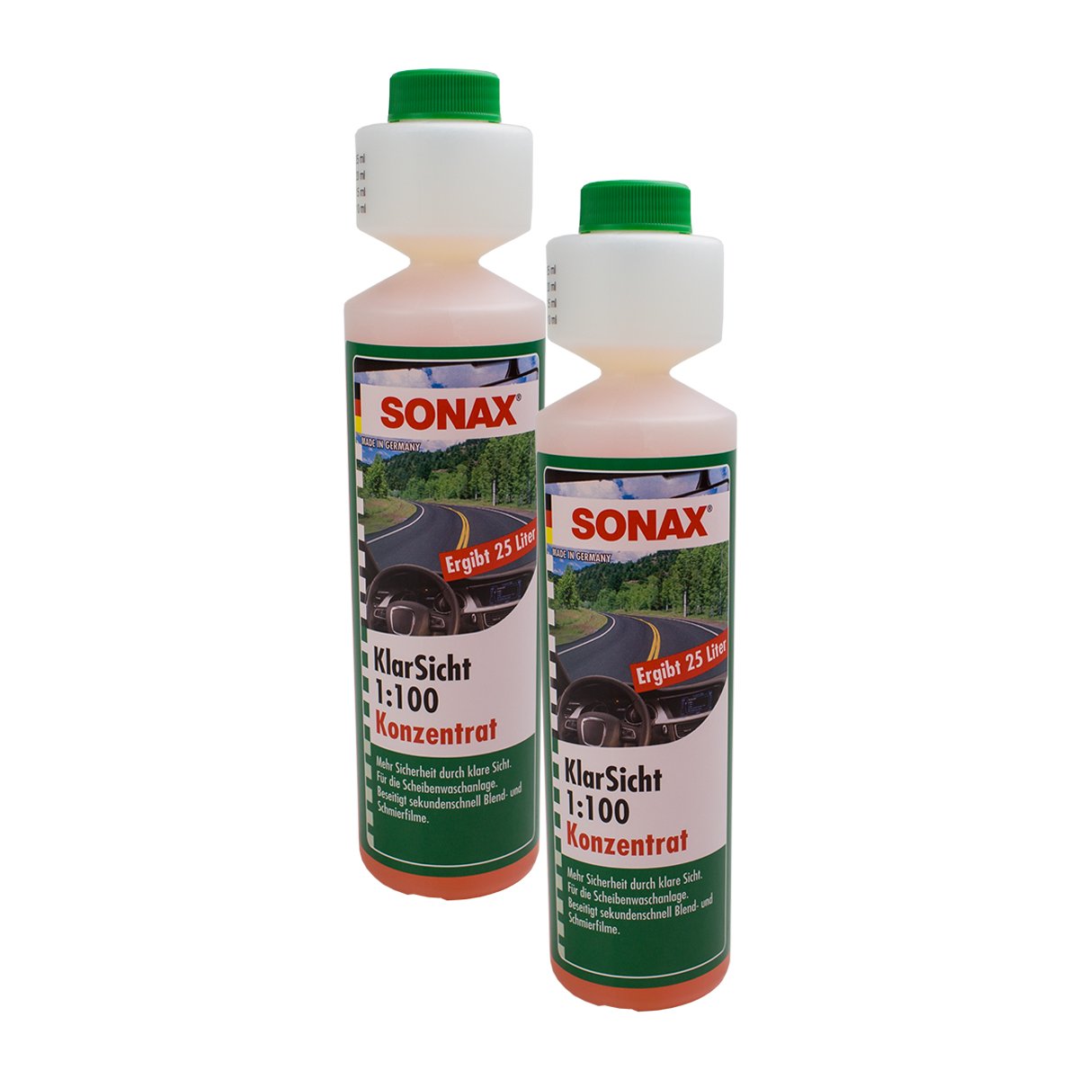 SONAX 2X 03711410 KlarSicht 1:100 Konzentrat ScheibenReiniger 250ml SONAX 2X 03711410 KlarSicht 1:100 Konzentrat ScheibenReiniger 250ml von SONAX