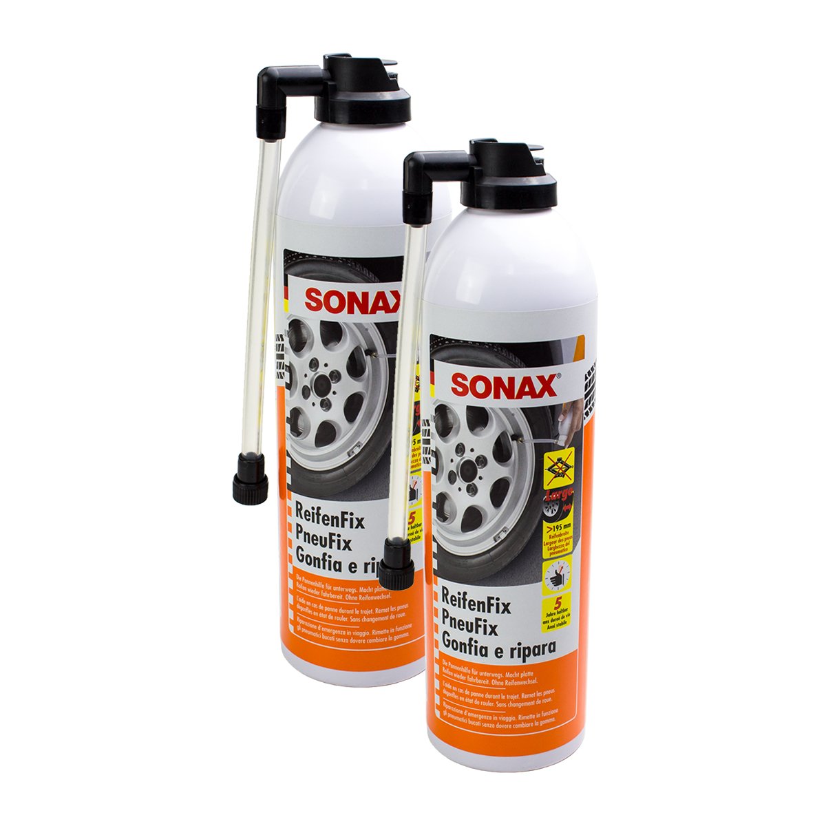 SONAX 2X 04323000 ReifenFix Pannenhilfe Reifenwechsel 400ml von SONAX