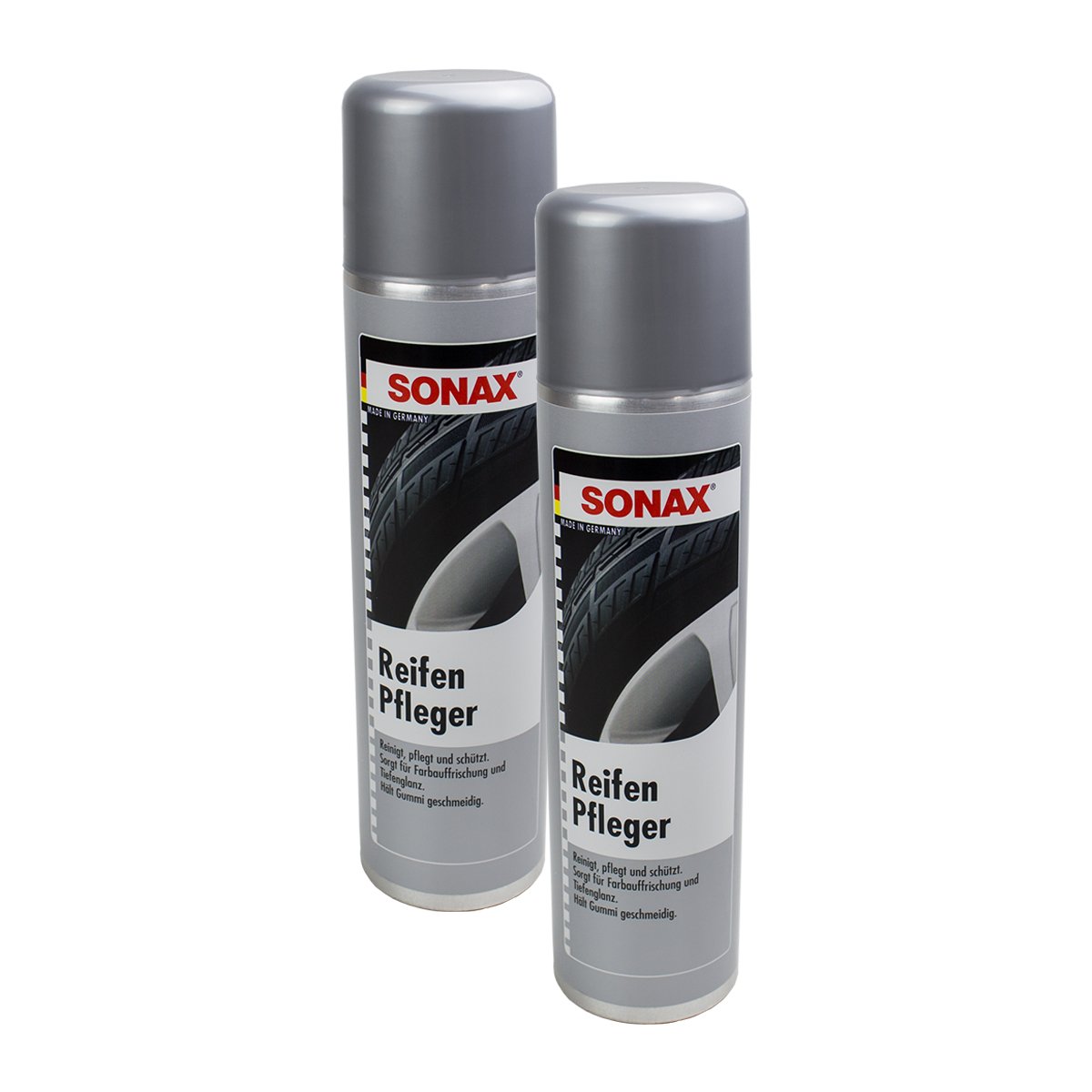 SONAX 2X 04353000 ReifenPfleger Reifen Reinigung Schaum Pflege 400ml von SONAX