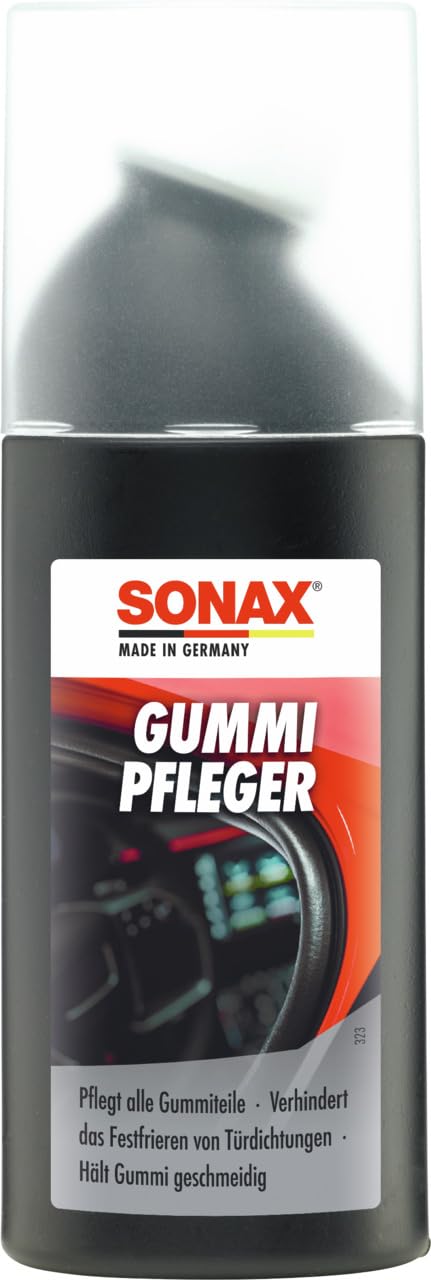 SONAX GummiPfleger mit Schwammapplikator (100 ml) reinigt, pflegt & hält alle Gummiteile elastisch, verhindert festfrieren & festkleben von Gummidichtungen | Art-Nr. 03401000 SONAX GummiPfleger mit Schwammapplikator (100 ml) reinigt, pflegt & hält alle Gummiteile elastisch, verhindert festfrieren & festkleben von Gummidichtungen | Art-Nr. 03401000 von SONAX