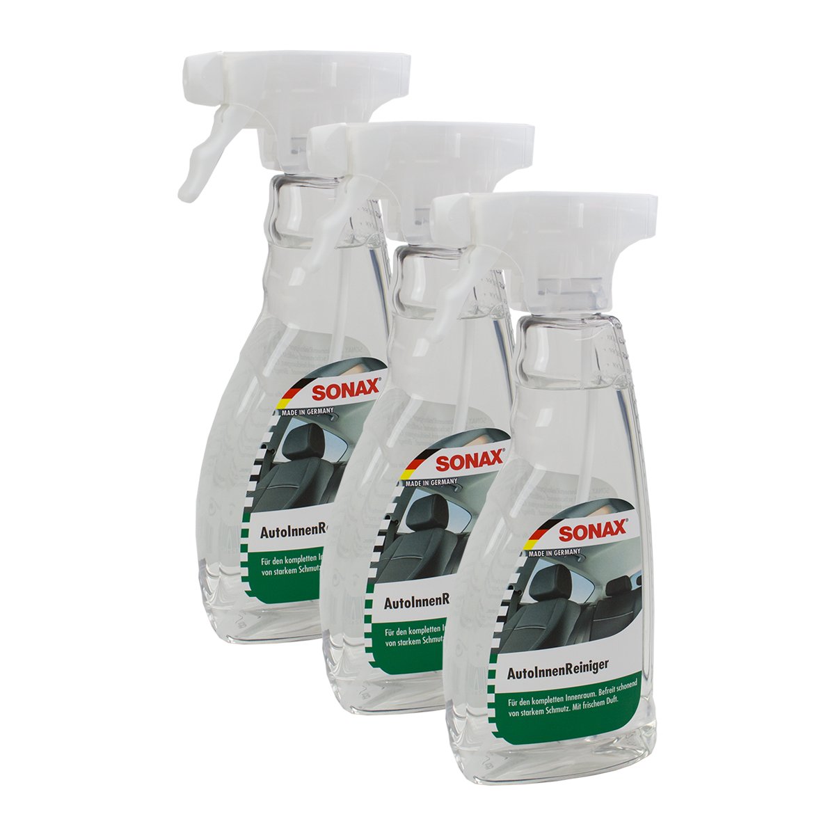 SONAX 3X 03212000 AutoInnenReiniger CockpitPflege PolsterReiniger 500ml SONAX 3X 03212000 AutoInnenReiniger CockpitPflege PolsterReiniger 500ml von SONAX
