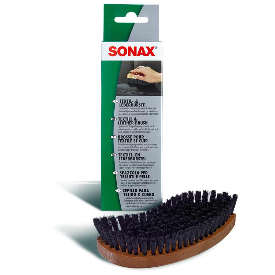 SONAX 416741 Textil-& LederBürste, 1 Stück von SONAX