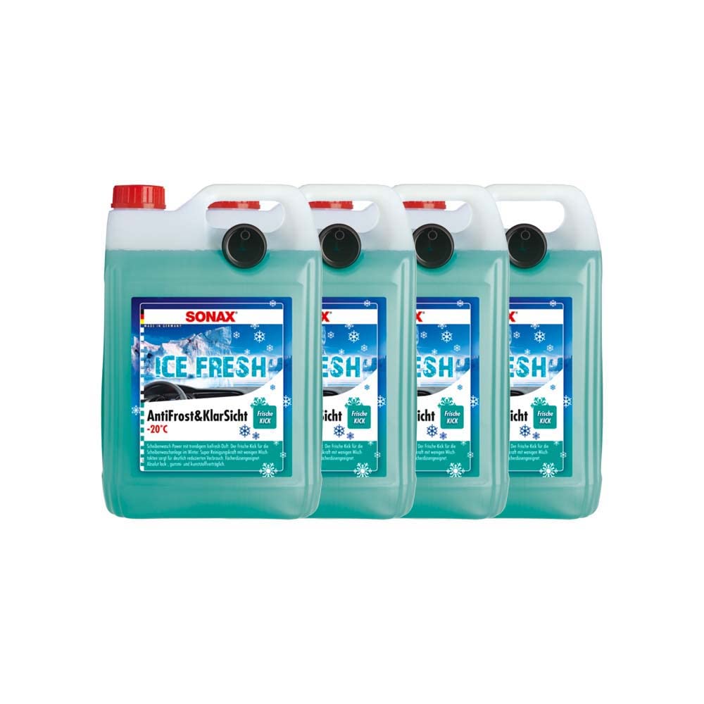 SONAX 4X 01335410 Antifrost&KlarSicht bis -20°C IceFresh ScheibenReiniger 5L SONAX 4X 01335410 Antifrost&KlarSicht bis -20°C IceFresh ScheibenReiniger 5L von SONAX